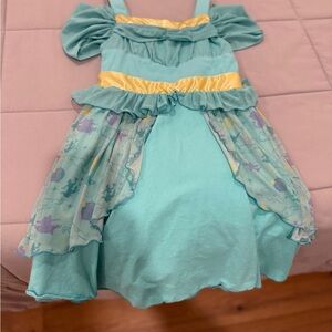 Princess Jasmine Disney Aqua and Yellow Dress